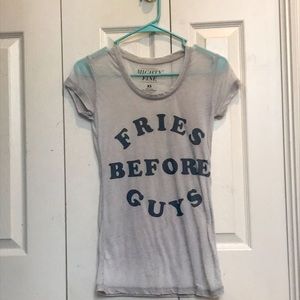 Fries Before Guys Cute Women’s Tee